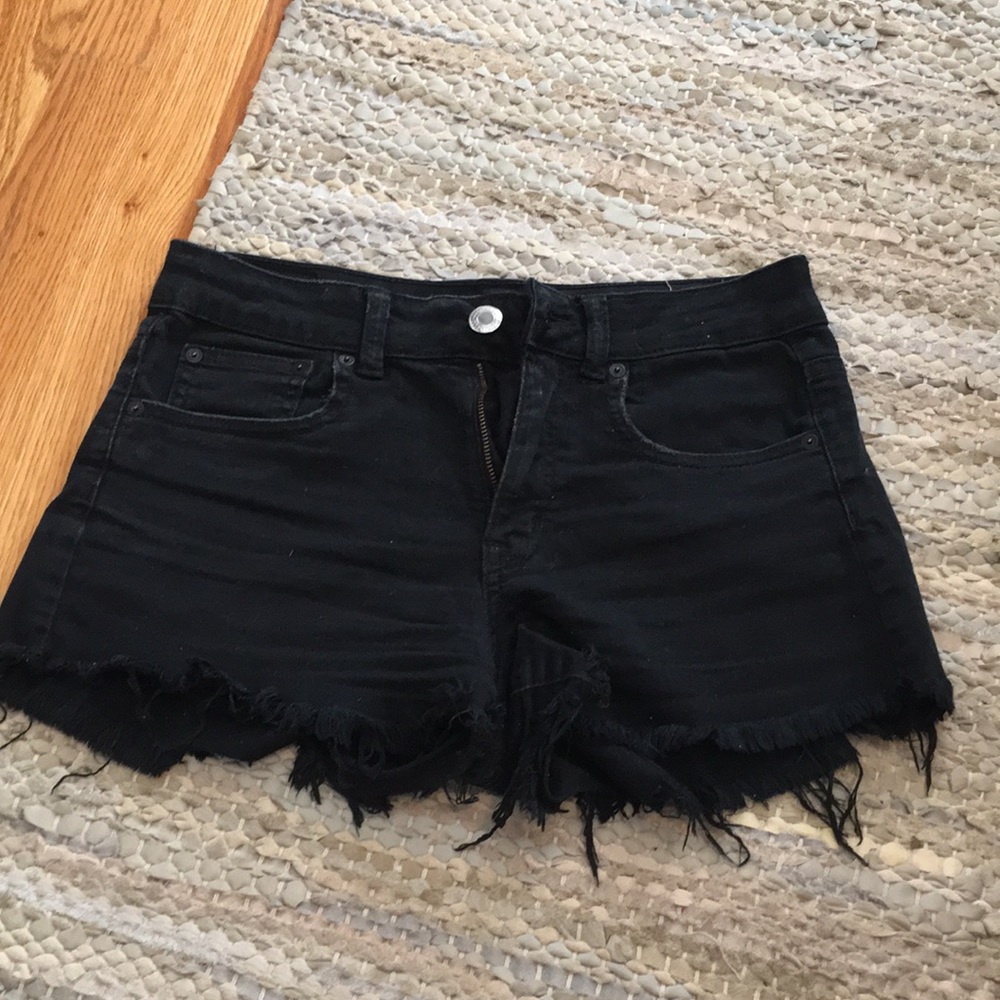 Black American eagle shorts